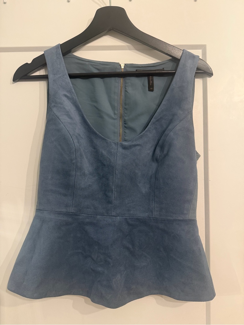 Blue Suede Top